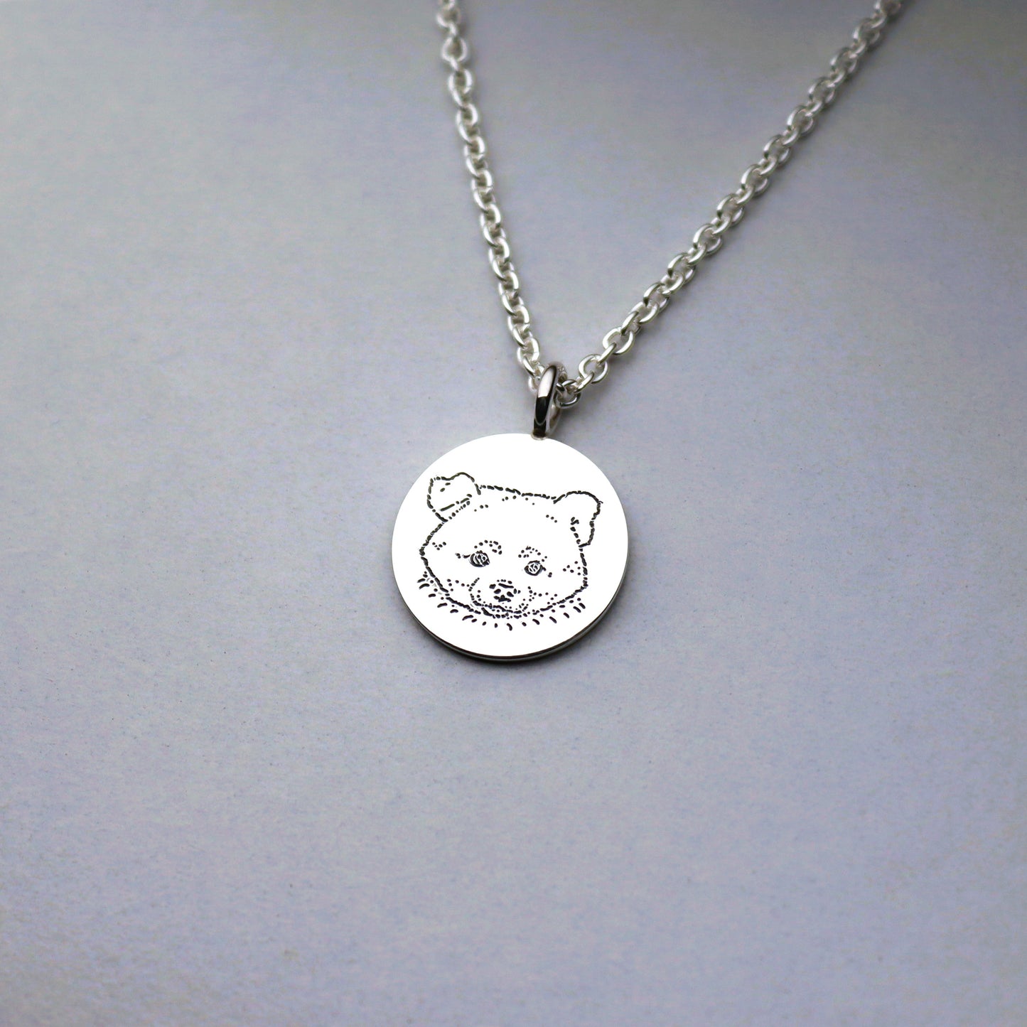 Pet Portrait Pendant 15mm