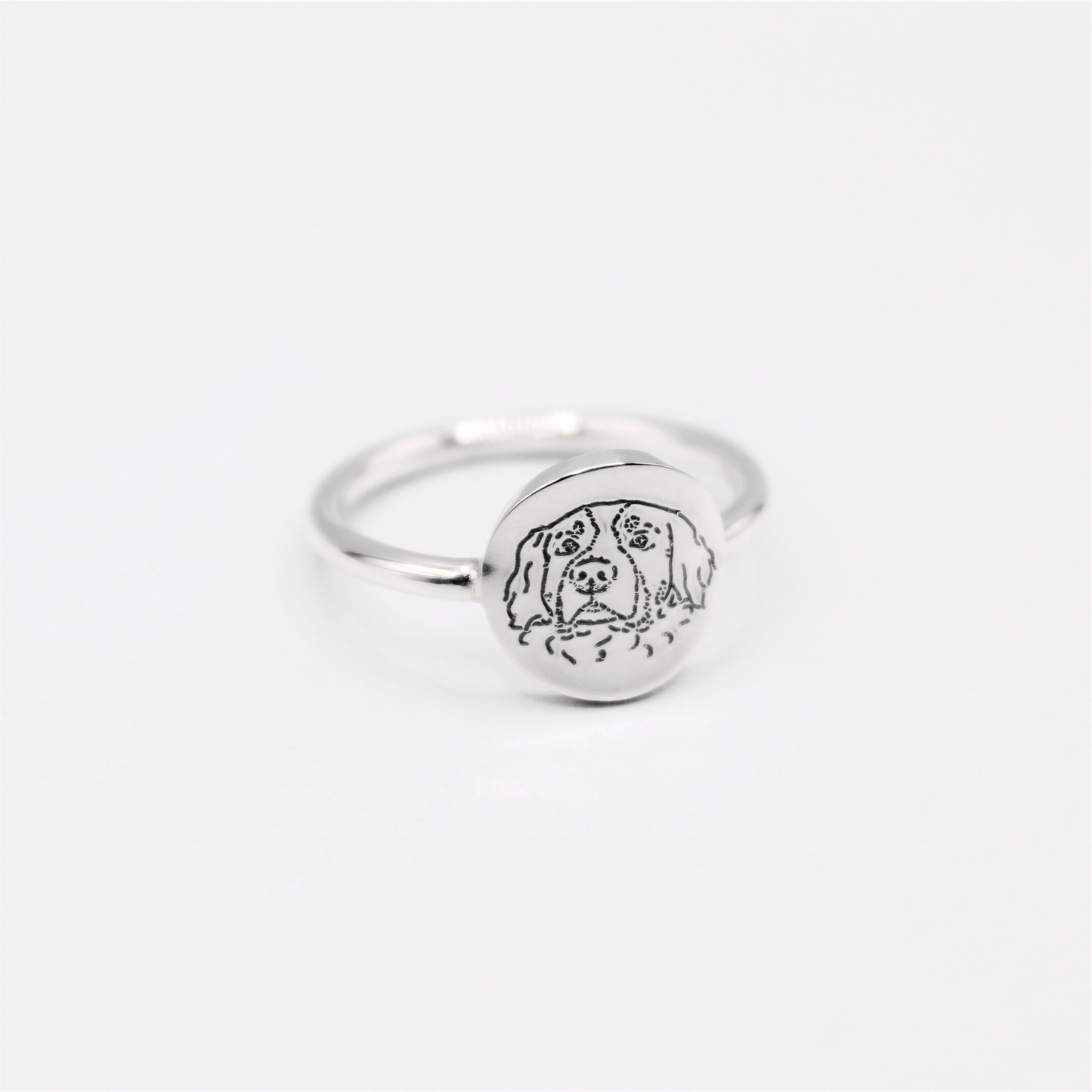 Custom sale pet ring